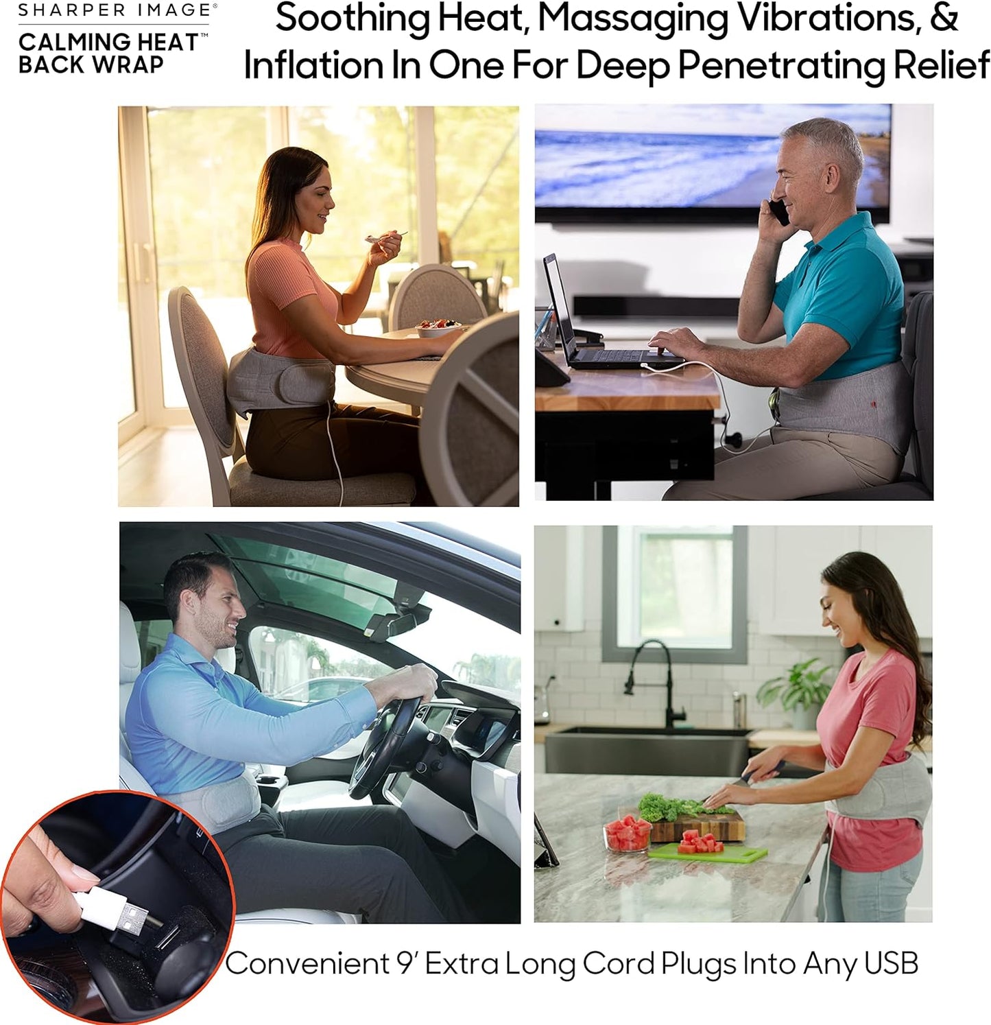 Almohadilla ortopédica vibratoria con calefacción - additional image 3