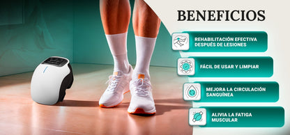 Masajeador de rodilla infrarrojo con terapia de calor y luz roja