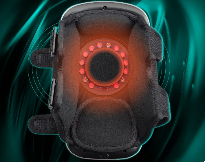 Masajeador de rodilla infrarrojo con terapia de calor y luz roja